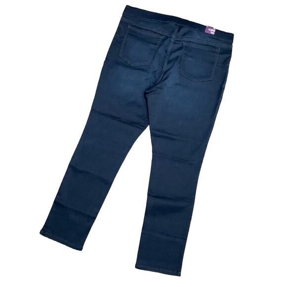 Gloria Vanderbilt Women's Pants Pull On Stretch Black Blue 2 Pairs Size 22 NWT - Picture 3 of 14